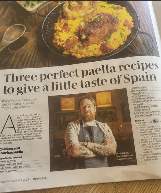 Aubergine and Velvet Cloud Sheep's Yogurt Paella with Pine Nuts and Sultanas