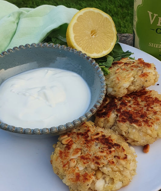 Simple Zesty Fish Cakes With Sheep's Yogurt