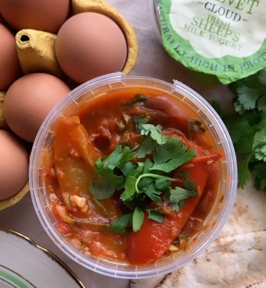 Shakshuka Served With Velvet Cloud Sheep's Yogurt