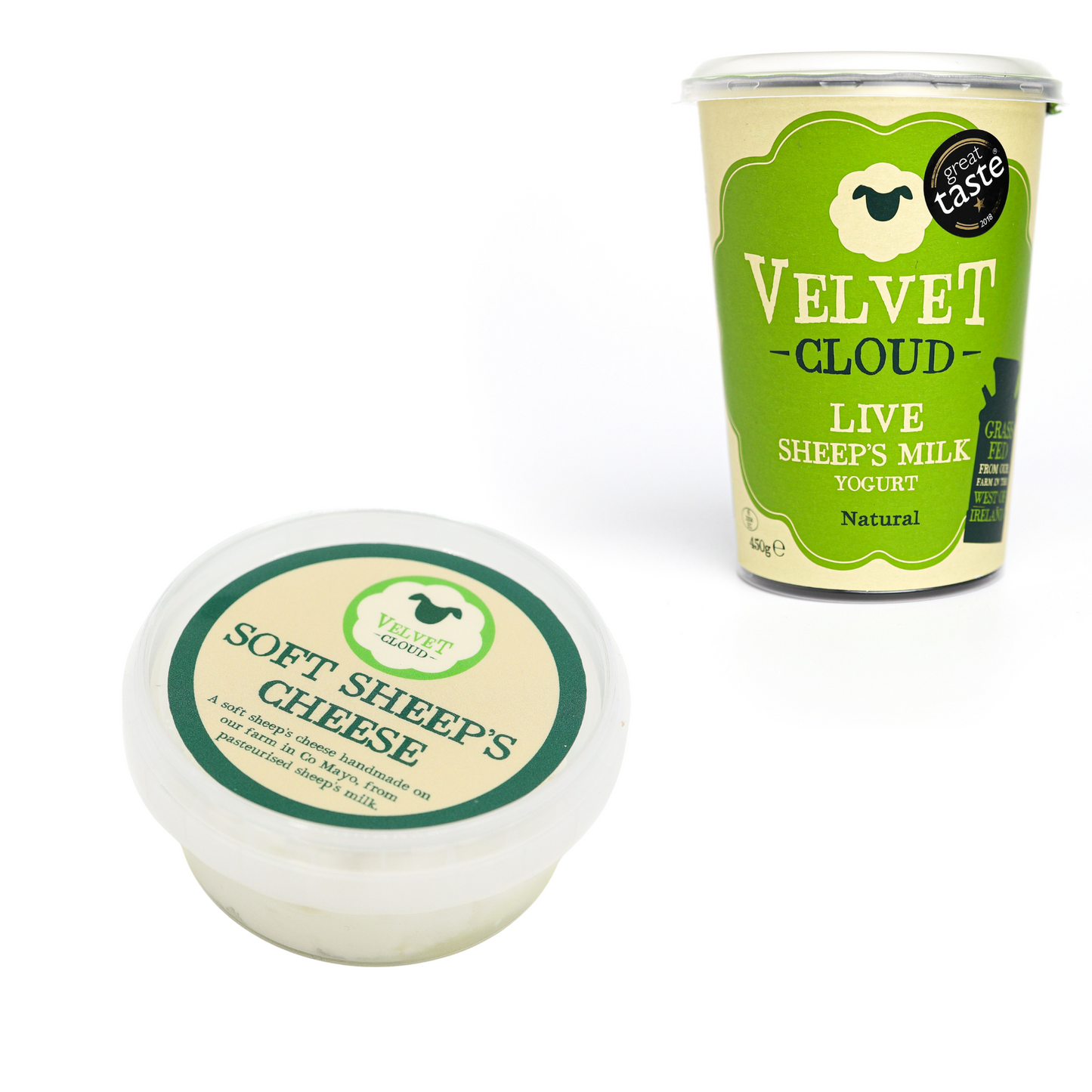 Velvet Cloud Sheeps Yogurt & Soft Sheeps Cheese Bundle