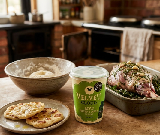 Some Easter Ideas using Velvet Cloud Sheep's Milk Yogurt