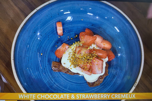 Strawberries, and White Chocolate Cremeux with Velvet Cloud Live Yogurt - as see on Television